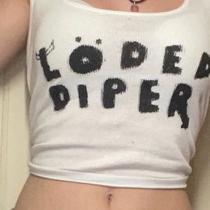 Custom made loded diaper shirt